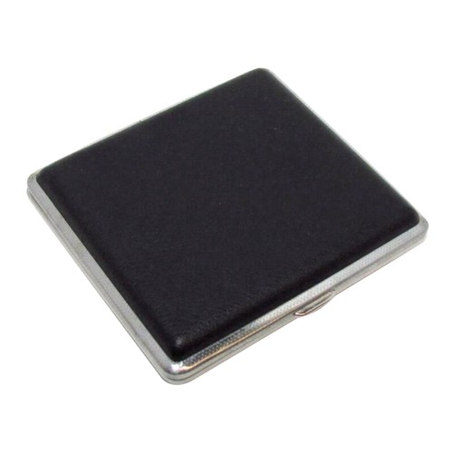 Black leather cigar cigarette - black,