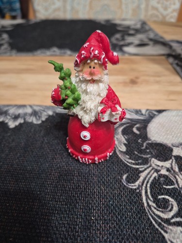 Babbo natale mini statuina - babbo,