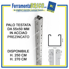 PALO DI TESTATA 55x50 MM