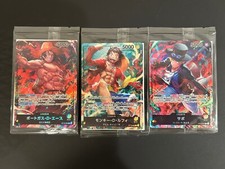 Sabo Ace Rufy ST13-001-002-003 Seven Eleven PROMO sigillato 3 carte PEZZO UNICO nuovo