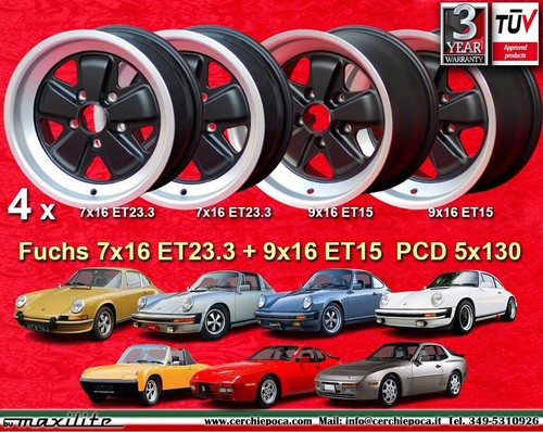 Set cerchi porsche 911 sc - porsche,