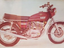 Yamaha TX 500 1974 positivo a colori 18x12 originale foto no depliant