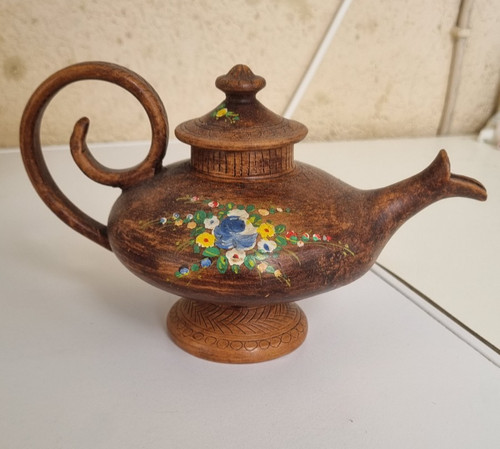Antica teiera ceramica - antica,