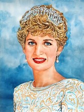 11.69 × 15.75" Princess Diana