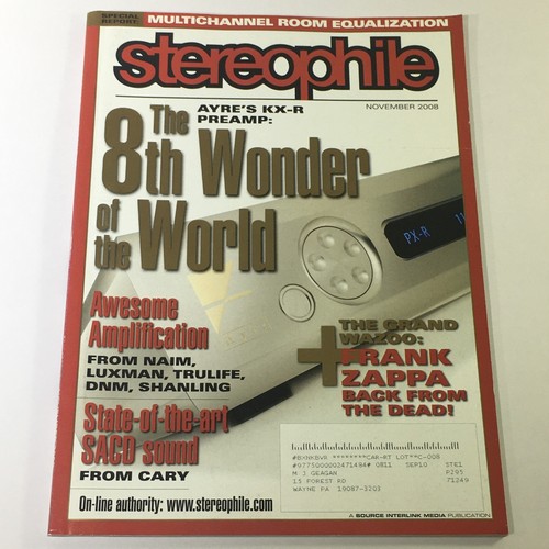Stereophile magazine november - stereophile,