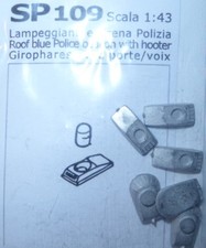 Accessori lampeggianti e - 1/43,