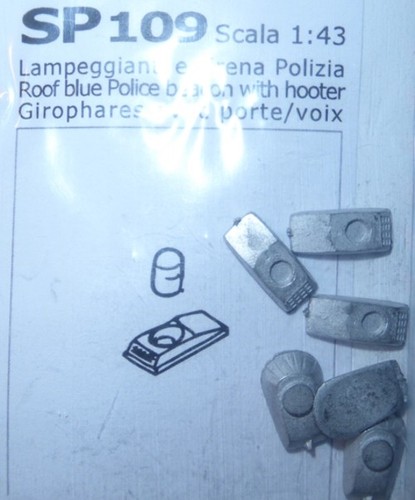 Accessori lampeggianti e - 1/43,