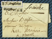 Lettre de BOURGOIN (Dauphiné)