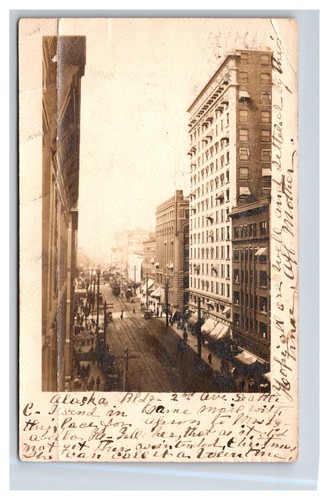Seattle washington rppc 1908 - rppc,