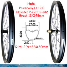 Set ruote carbonio 29er