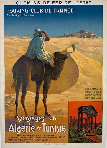 Poster voyages algerie et - poster, en