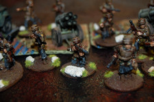 Warlord Games Bolt Action 3 WWII Italian RSI Paratroopers painted Army Late War