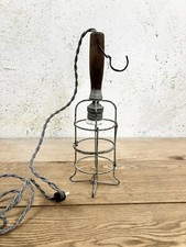 LAMPADA PORTATILE INDUSTRIALE DESIGN ORIGINALE ANNI 50 VINTAGE EPOCA