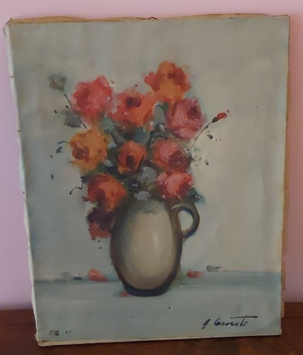 Quadro vaso fiori autore g - quadro,