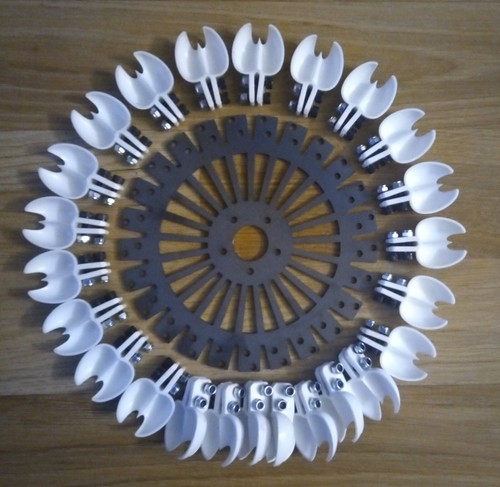 Ruota turbina pelton 260mm - ruota,