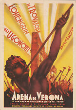 5176) Arena di Verona 1936 Illustratore Codognato Plinio - originale perfetta