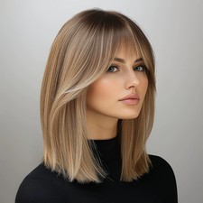 Parrucche capelli umani corte