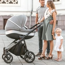 DUO Passeggino + Navicella b-Strolly Bo Jungle tutti i terreni - GREY MOONLIGHT