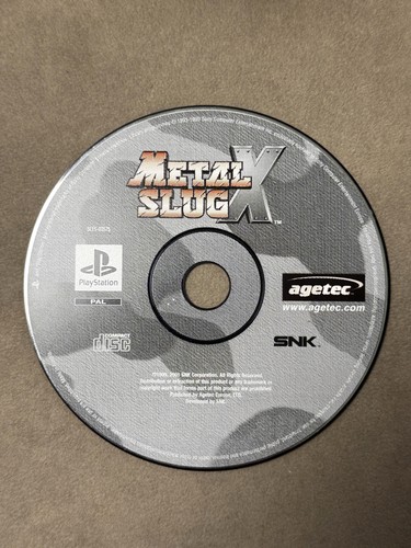 Jeu ps1 metal - ps1, slug