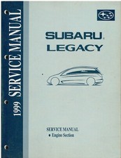 MANUALE RIPARAZIONE MOTORE SUBARU LEGACY MK3 (BE BH) ORIG 1999 FACTORY 2.0 & 2.5 LITRI