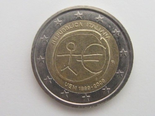 Moneta euro omino - moneta,