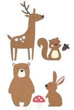Die Sizzix Bigz Forest Friends #664593 vendita al dettaglio $22,99 designer Oliva Rose