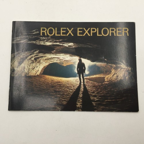 Rolex explorer booklet - explorer,