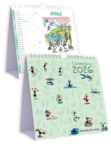 Calendario tavolo formiche - calendario,