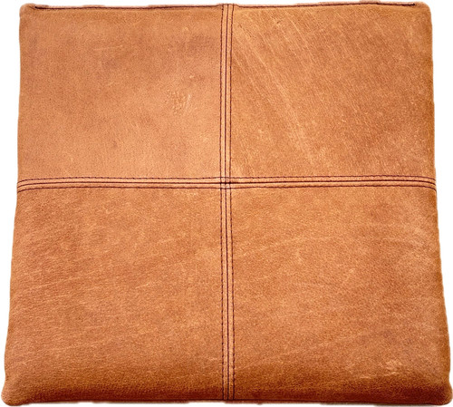 Cuscino sedia pelle vintage - pelle,