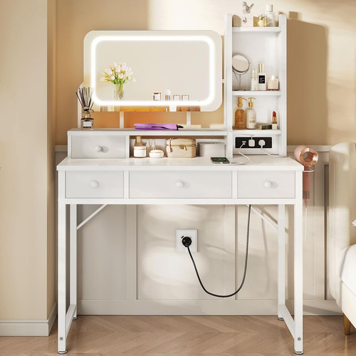 Toeletta con specchio led - toeletta,