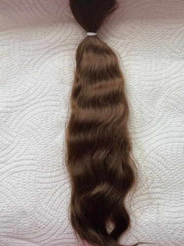 Mohair marrone medio premium - mohair,