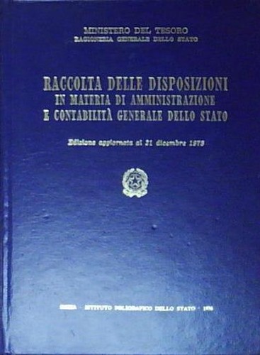 Raccolta delle disposizioni - disposizioni, in