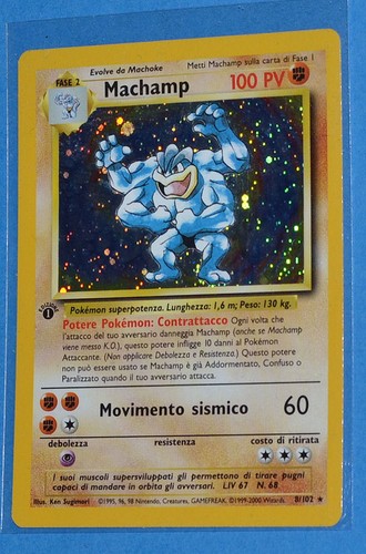 Machamp 102 holo set - 8/102,