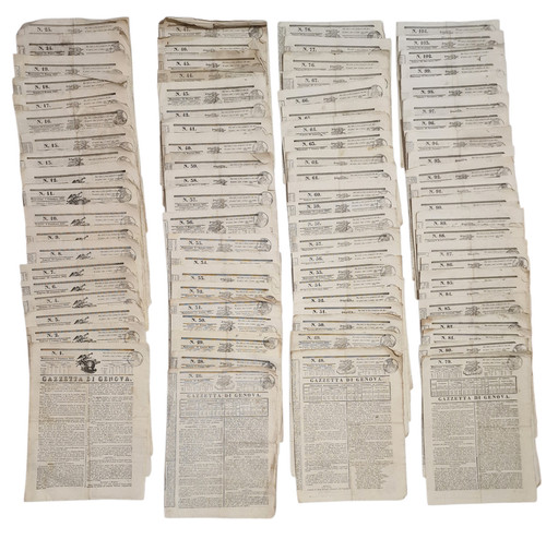 Gazzetta genova 1833 - gazzetta, di