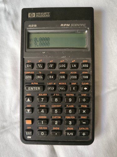Calcolatrice 42s rpn - hp,