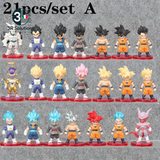 8-21 Pz/Lotto Dragon Ball Mini Figura Super Saiyan Goku Vegeta Action Figures DB