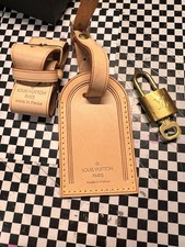 Set Etichetta Bagaglio Con Lucchetto louis Vuitton