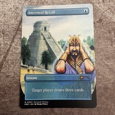 Ancestral Recall - Custom Art