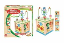 Cubo Multiattività In Legno Giocattolo Gioco Bambini sar
