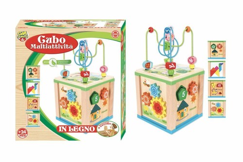 Cubo multiattività legno - cubo,