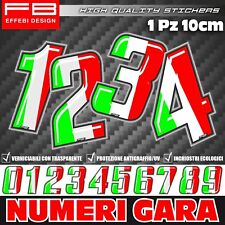 Adesivi Stickers NUMERO GARA