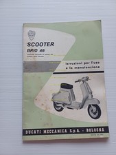 Ducati Brio 48 scooter 1963-64 manuale uso manutenzione italiano originale