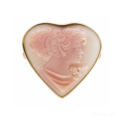 Anello oro cammeo - anello,