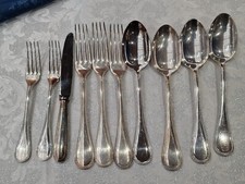 10 Posate Miste Christofle mod. Perles 