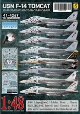 Decalcomania DXM 1/48 USN F-14