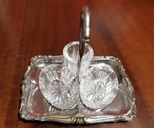 Porta Sale Pepe Stuzzicadenti Vintage In Acciaio Inox