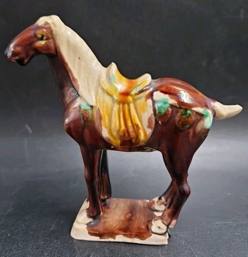 Statua ceramica smaltata - in,