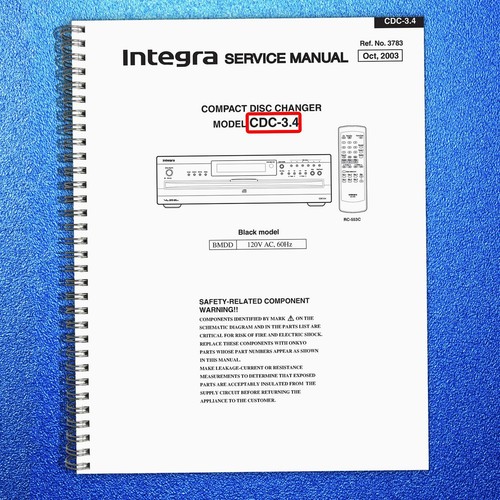 Integra onkyo cdc compact - integra, cdc-34