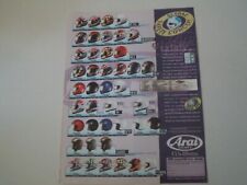 advertising Pubblicità 1997 CASCO HELMET ARAI RX-7XX/QUANTUM-E/NR-II/GIGA 2