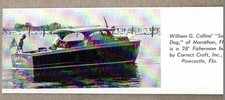 1953 Rivista Foto Corretta Artigianato 28' Pescatore Barca Pinecastle,FL